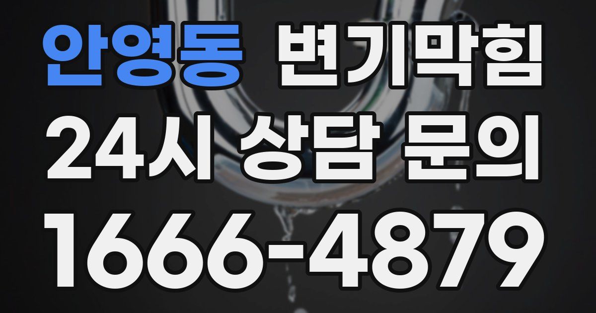 안영동 변기