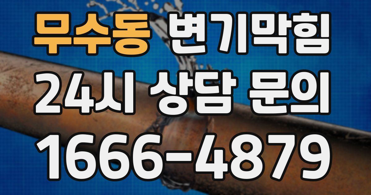무수동 변기