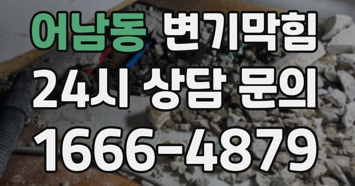 어남동 변기