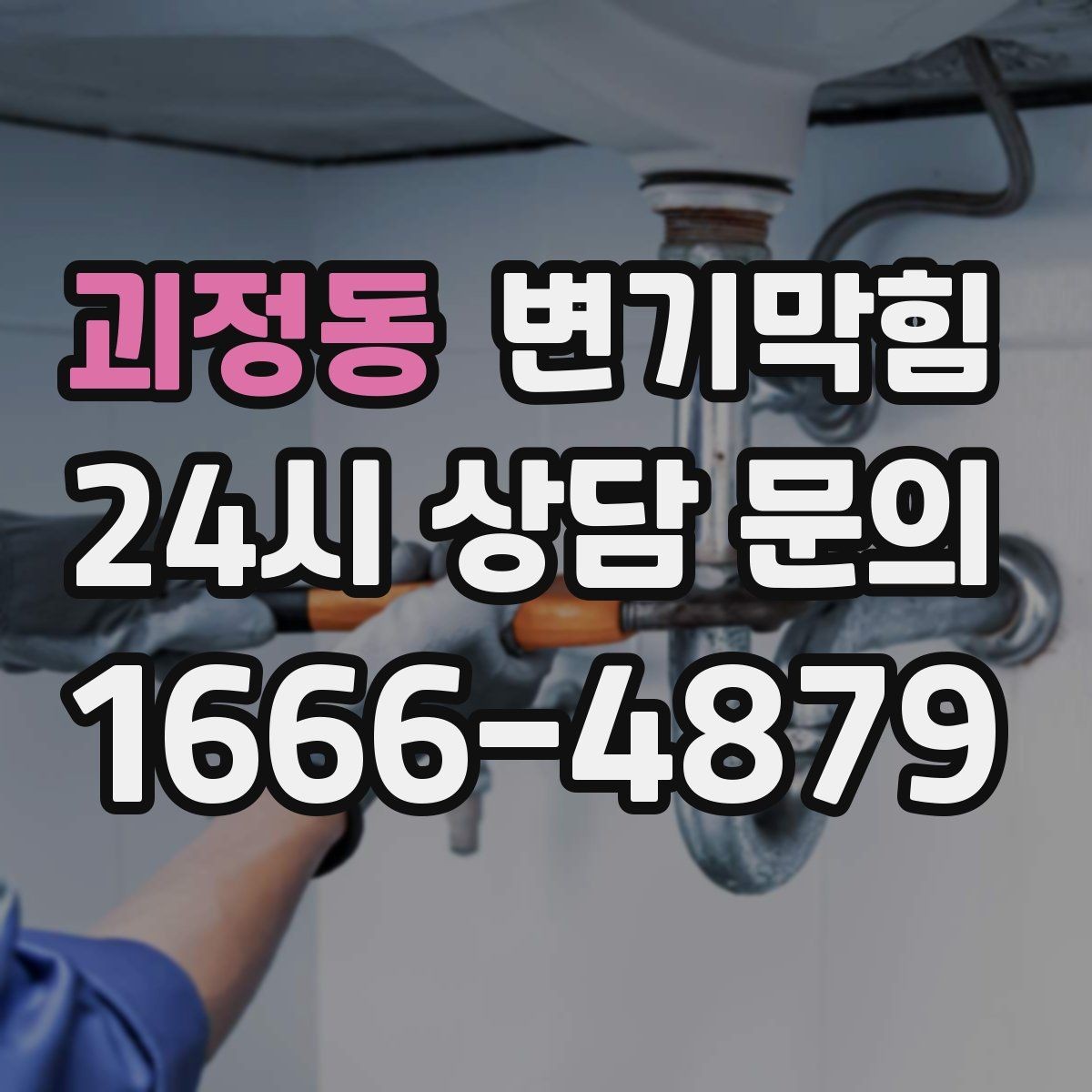괴정동 변기막힘 다가구 배수구막힘 합류 간섭 제거