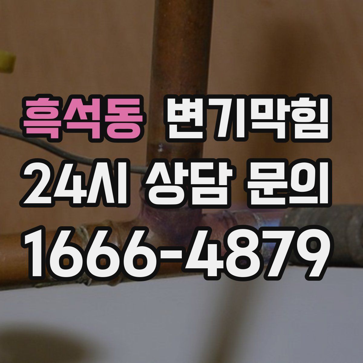 흑석동 변기막힘