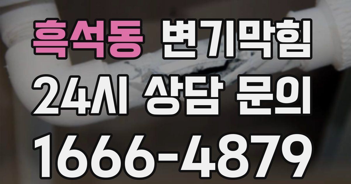 흑석동 변기