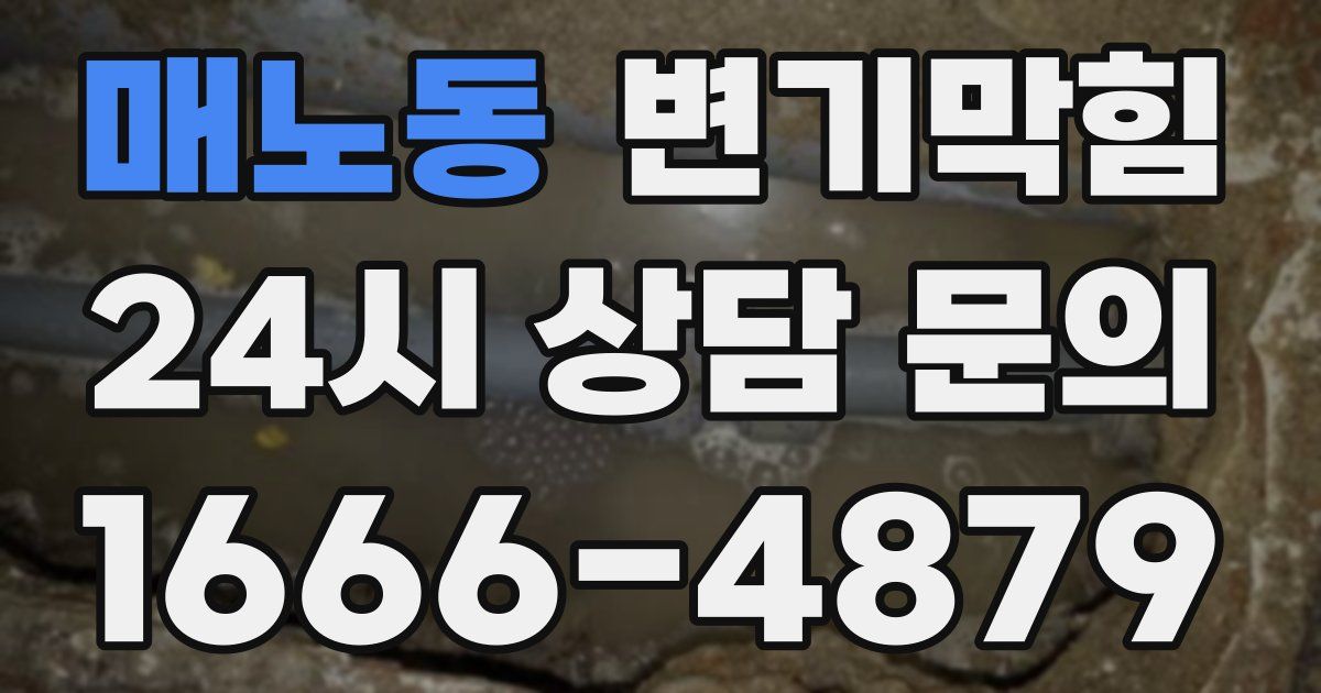 매노동 변기
