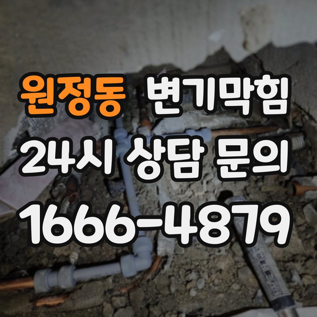 원정동 변기막힘