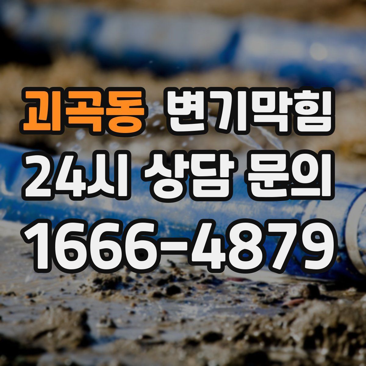 괴곡동 변기막힘