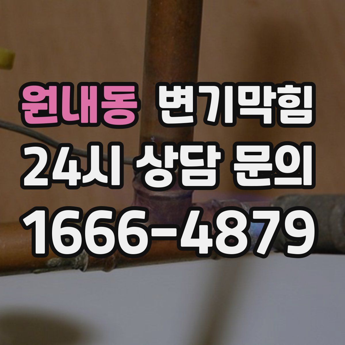 원내동 변기막힘