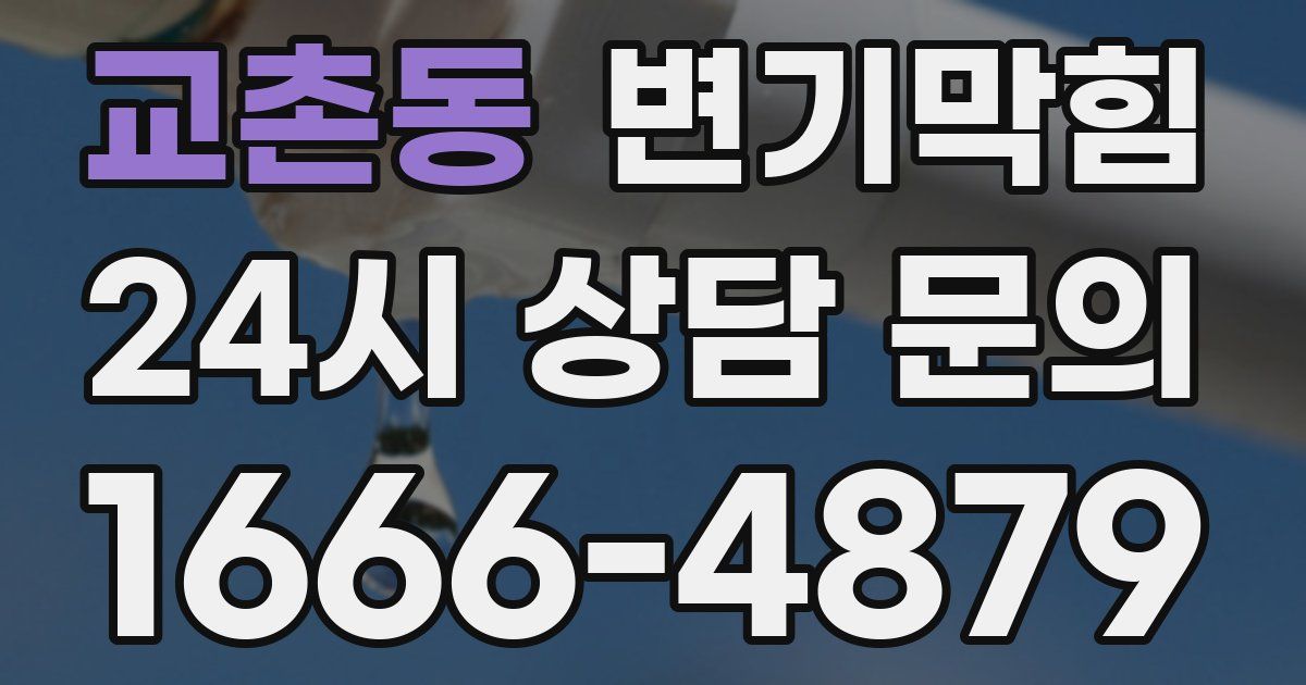 교촌동 변기