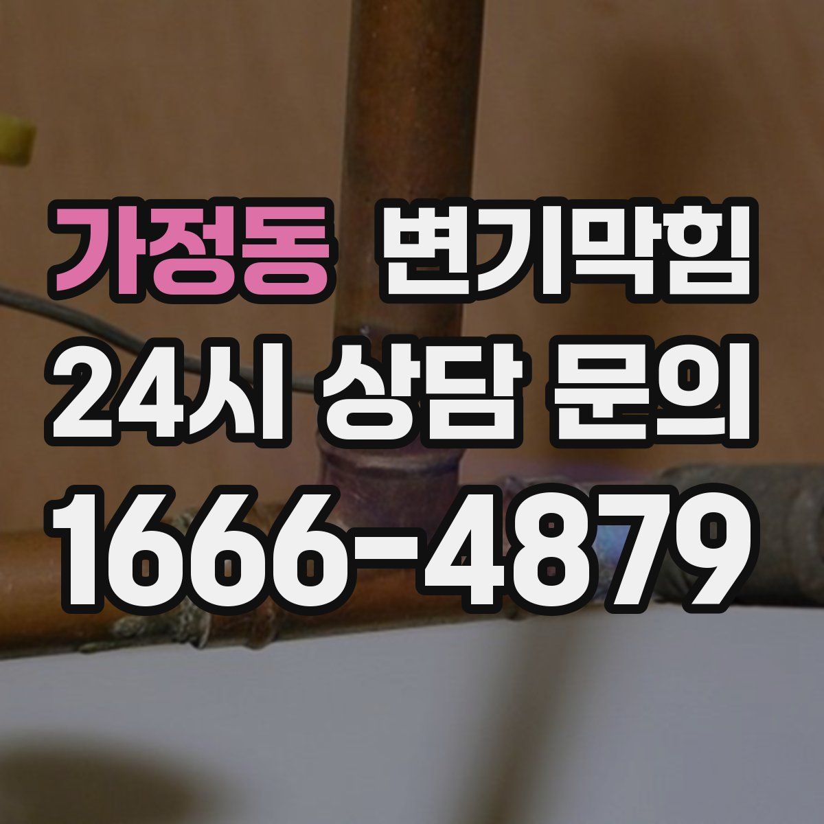 가정동 변기막힘