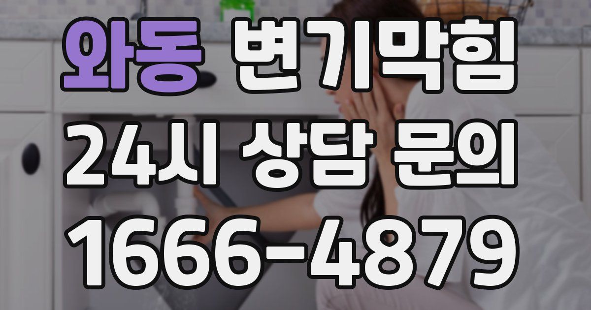 와동 변기