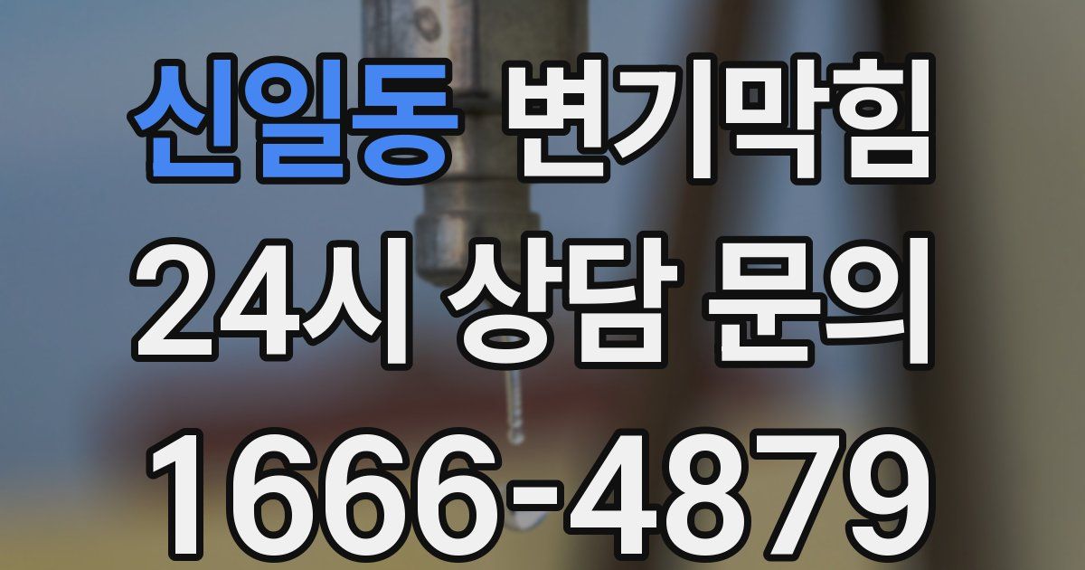 신일동 변기
