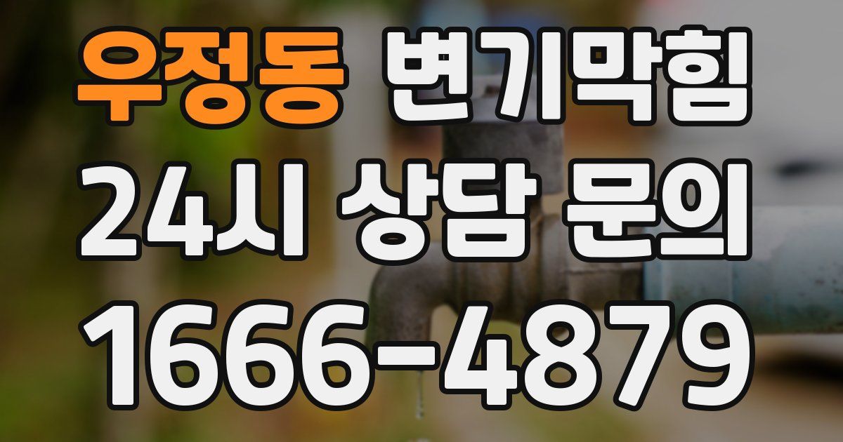 우정동 변기