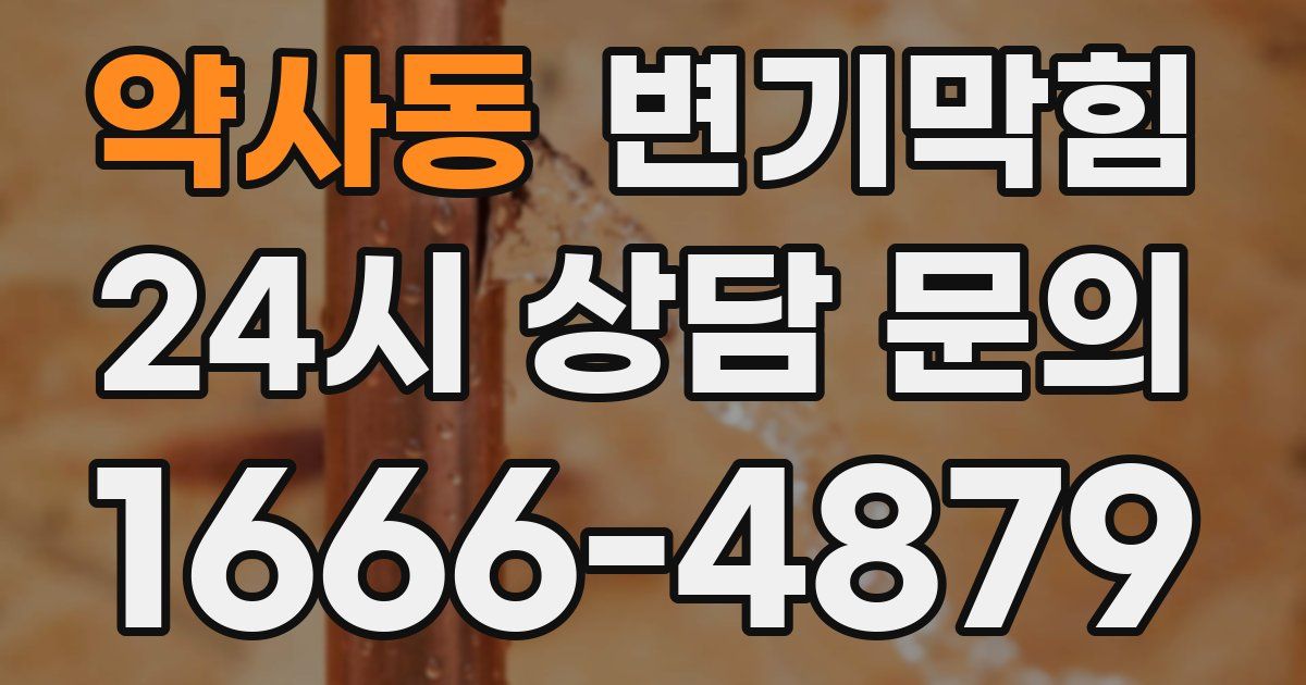 약사동 변기