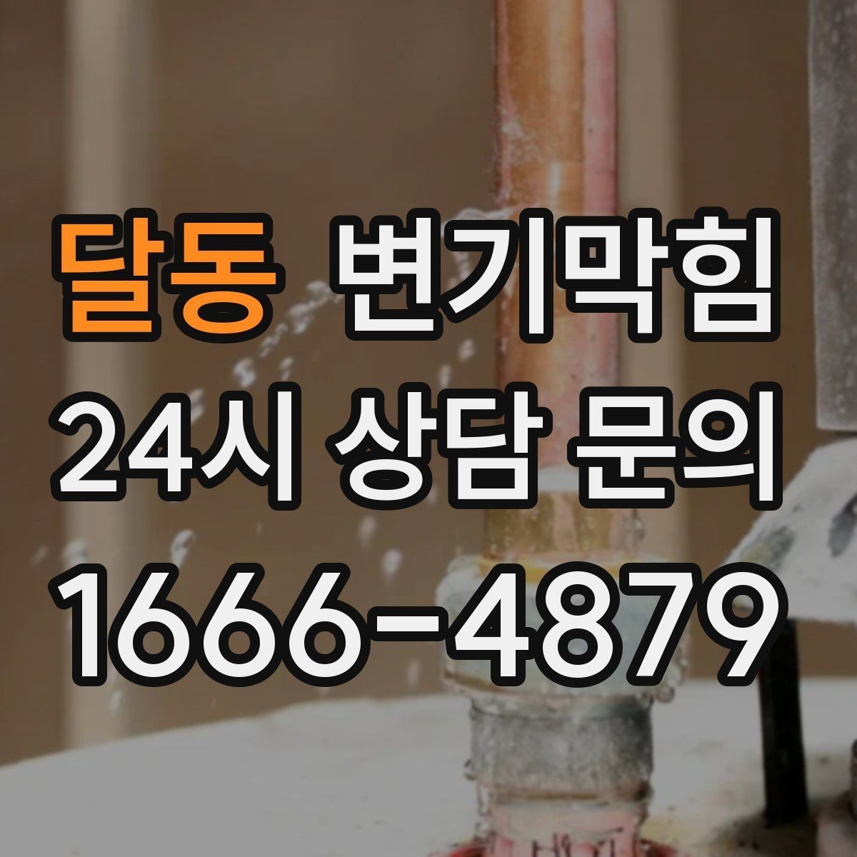 달동 변기막힘 미용실 변기뚫기 무향 소독 마감