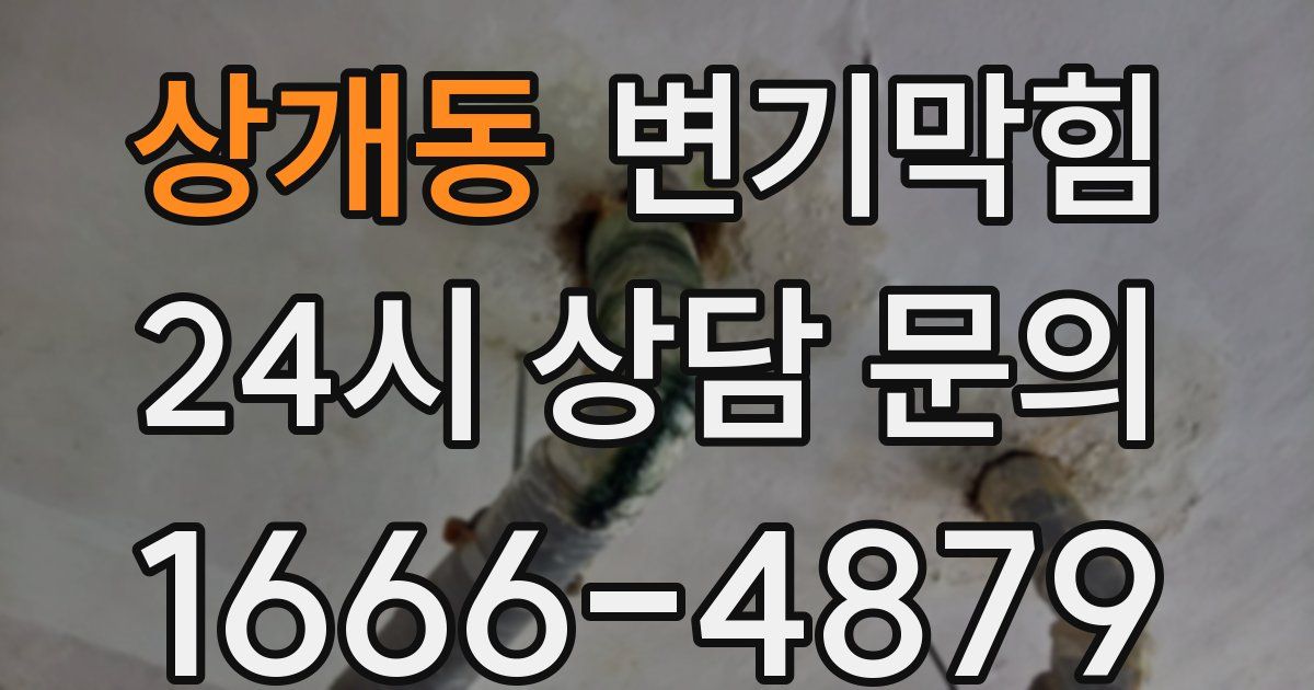 상개동 변기