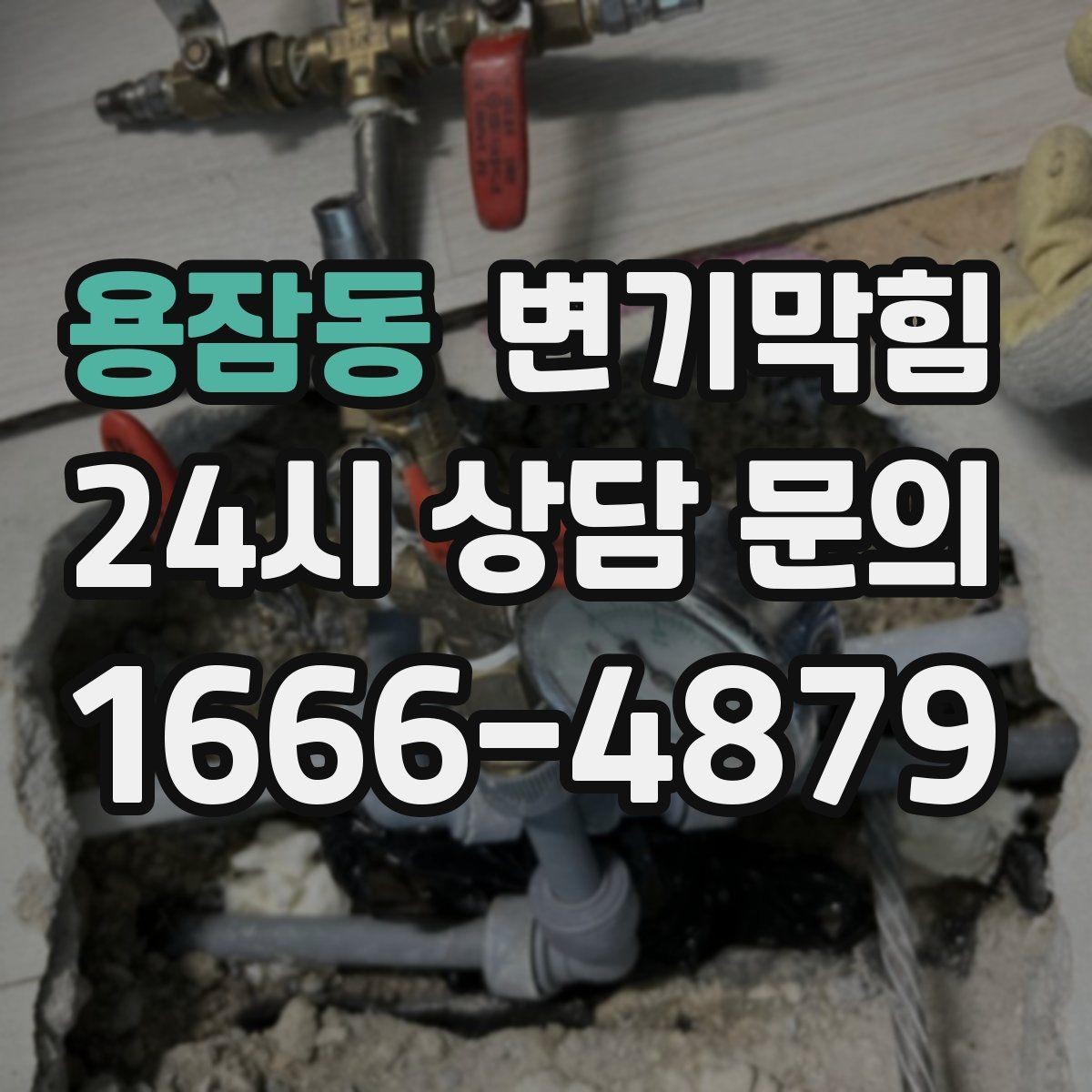 용잠동 변기막힘 식당 화장실막힘 주방 동선 분리