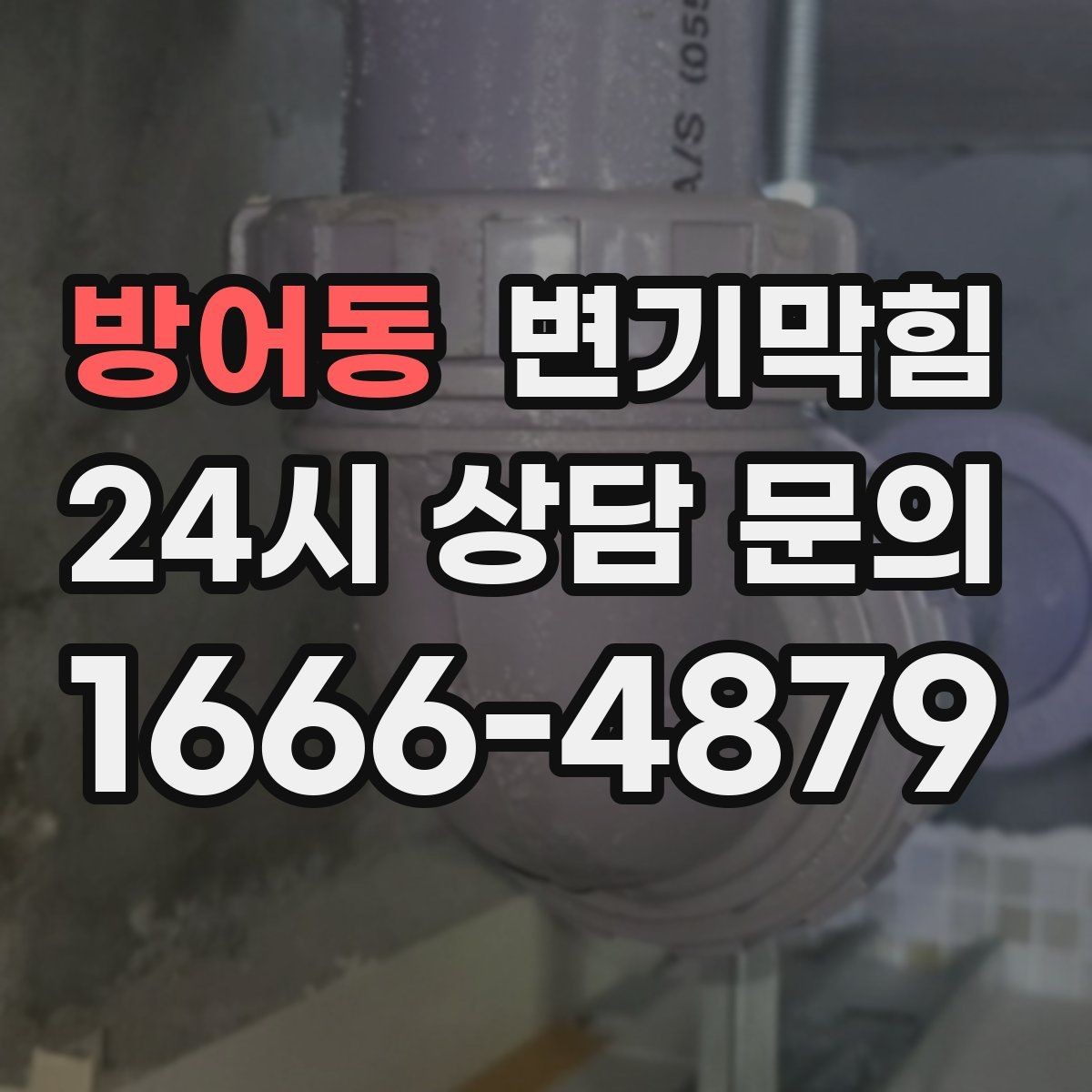 방어동 변기막힘 단독 주택 배수구막힘 누수 루트 차단