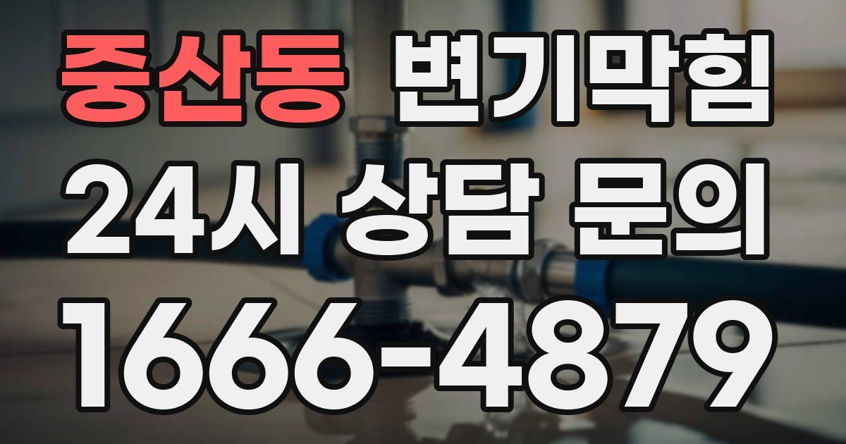 중산동 변기