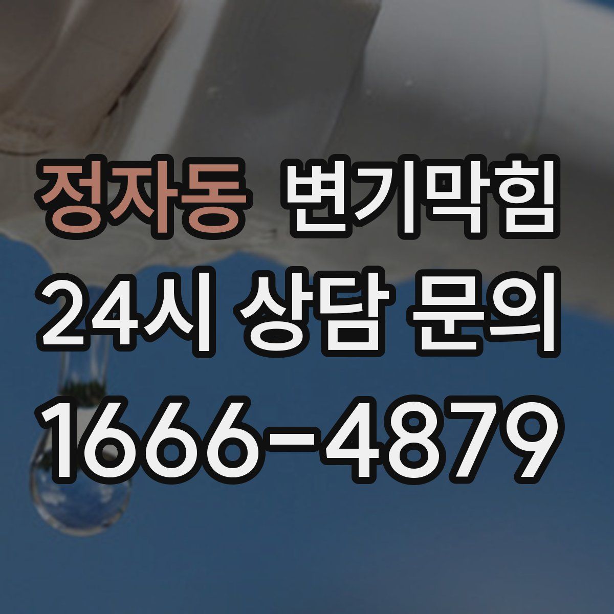 정자동 변기막힘
