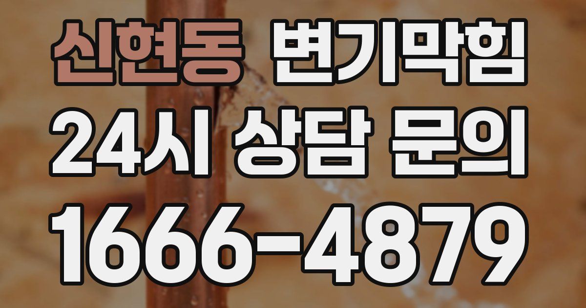 신현동 변기