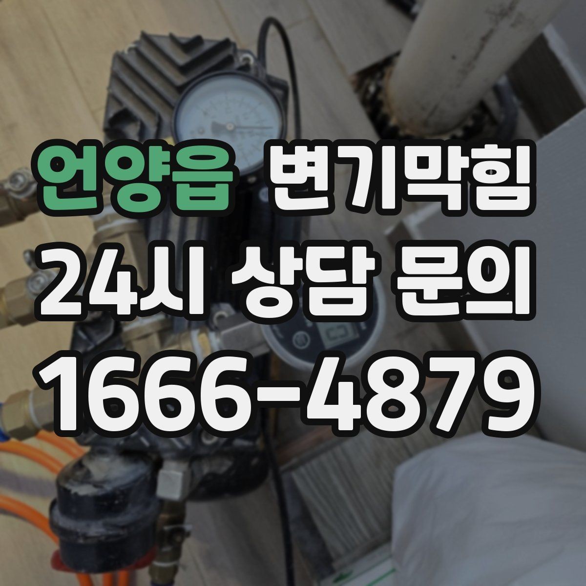 언양읍 변기막힘 저층 역류 민원 선제 차단