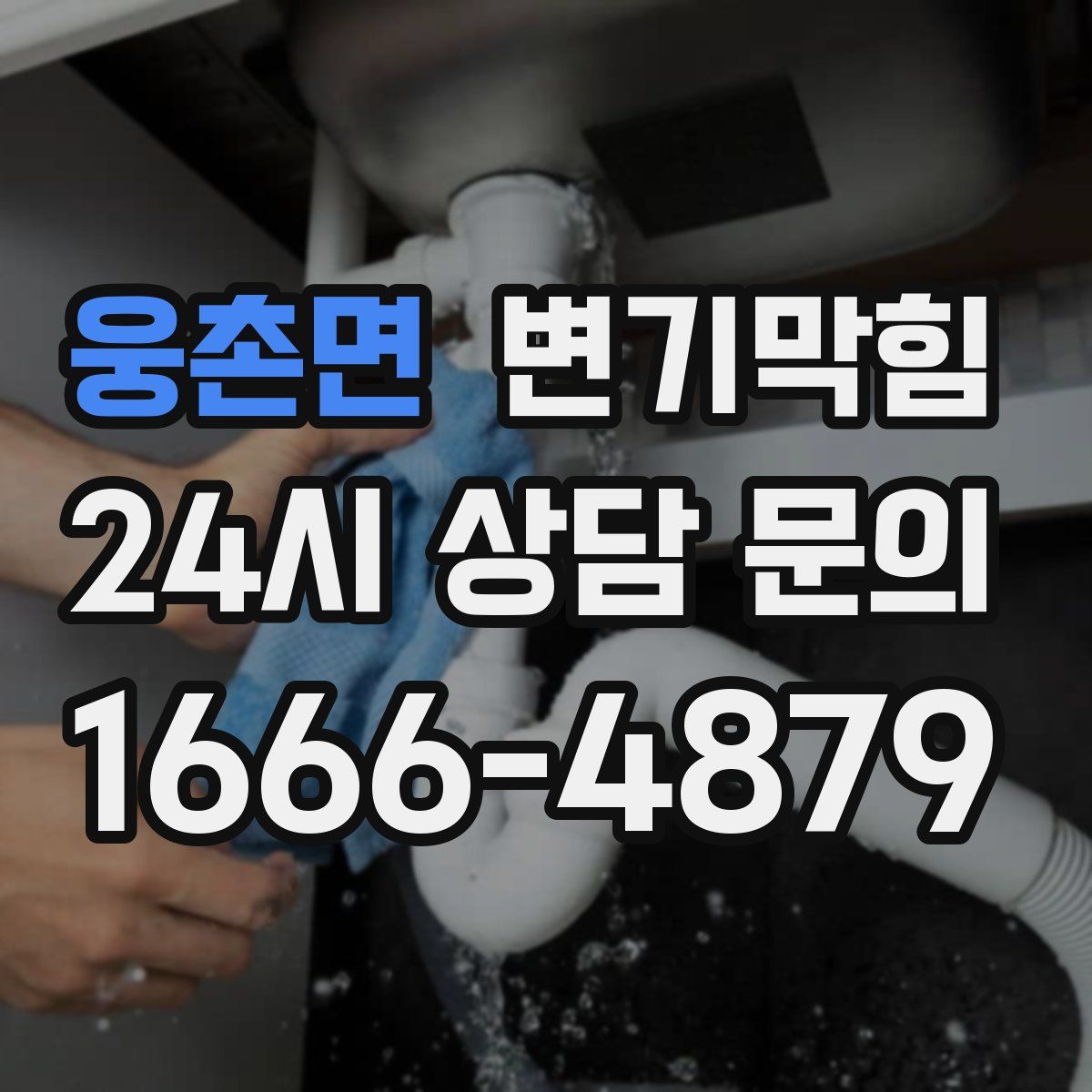 웅촌면 변기막힘