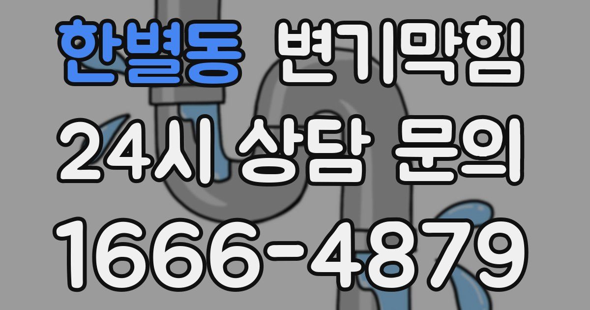 한별동 변기