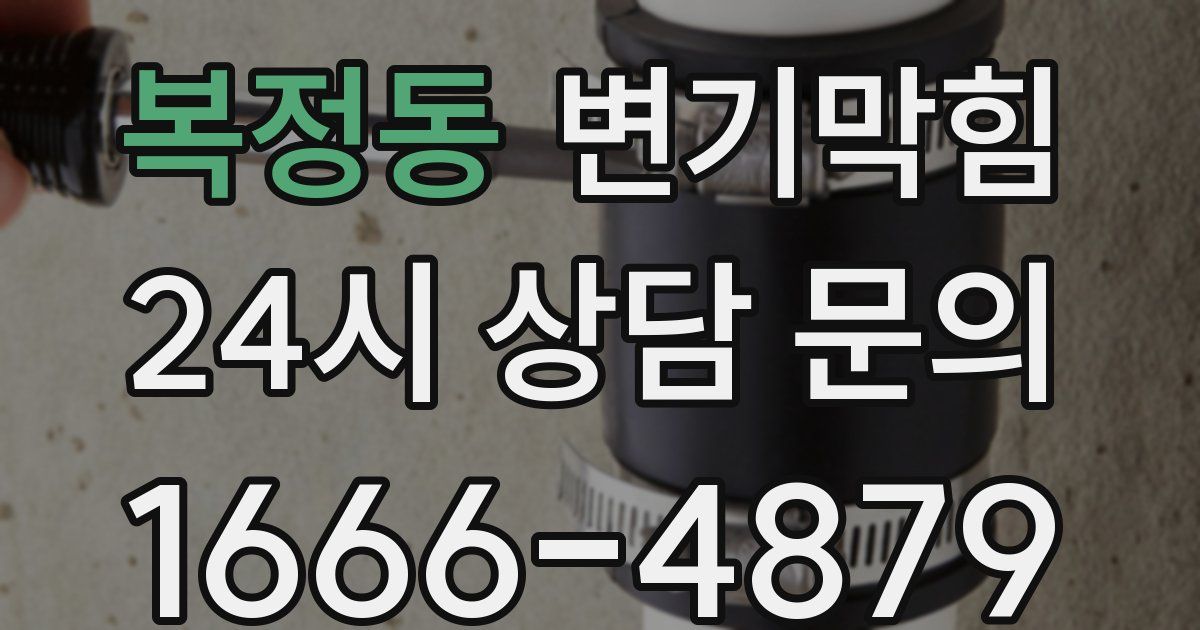 복정동 변기