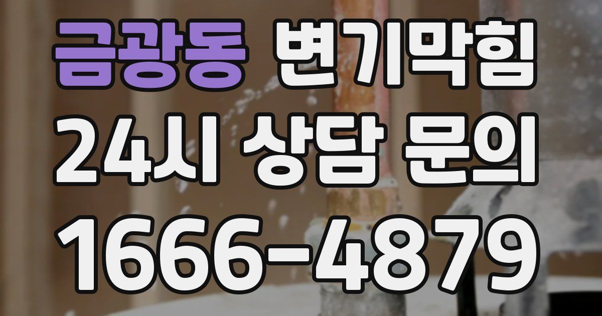금광동 변기