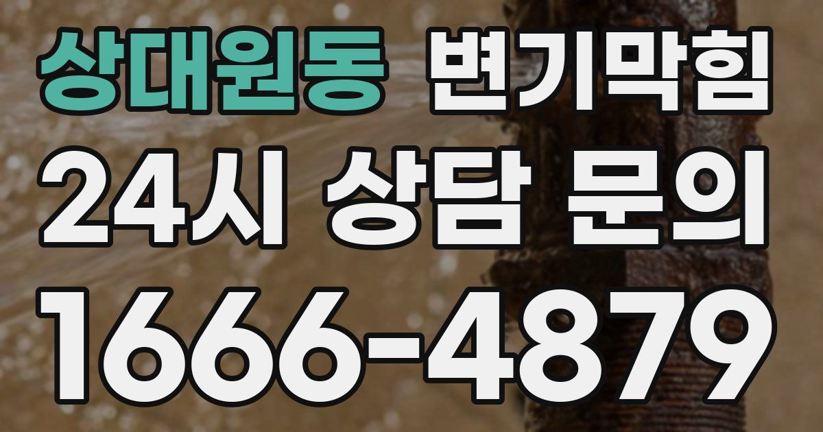 상대원동 변기