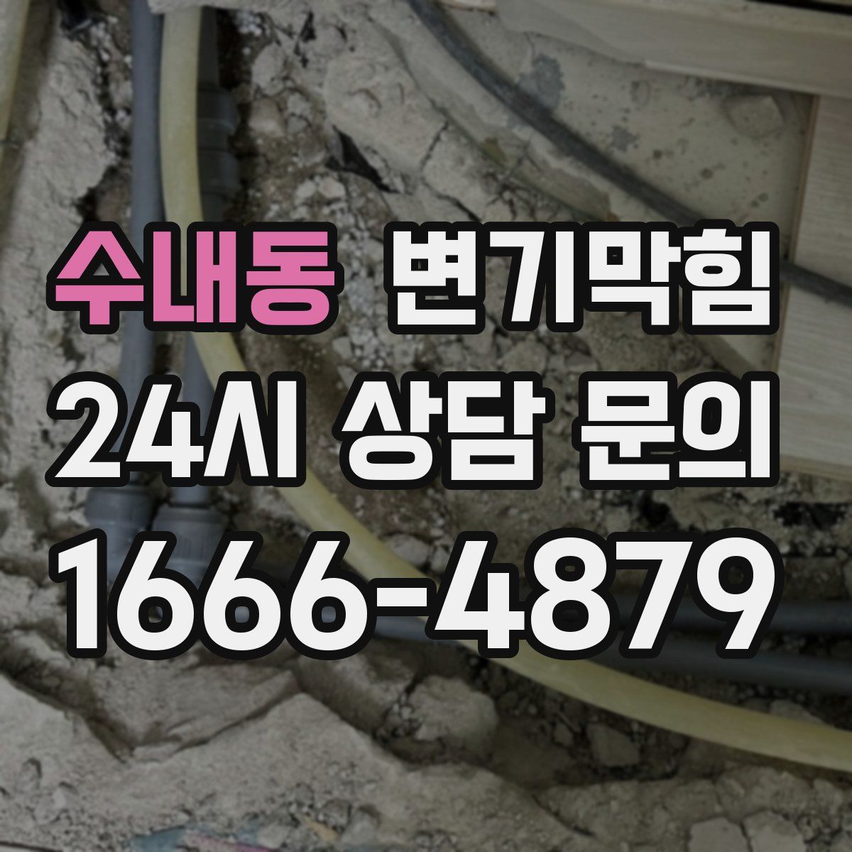 수내동 변기막힘