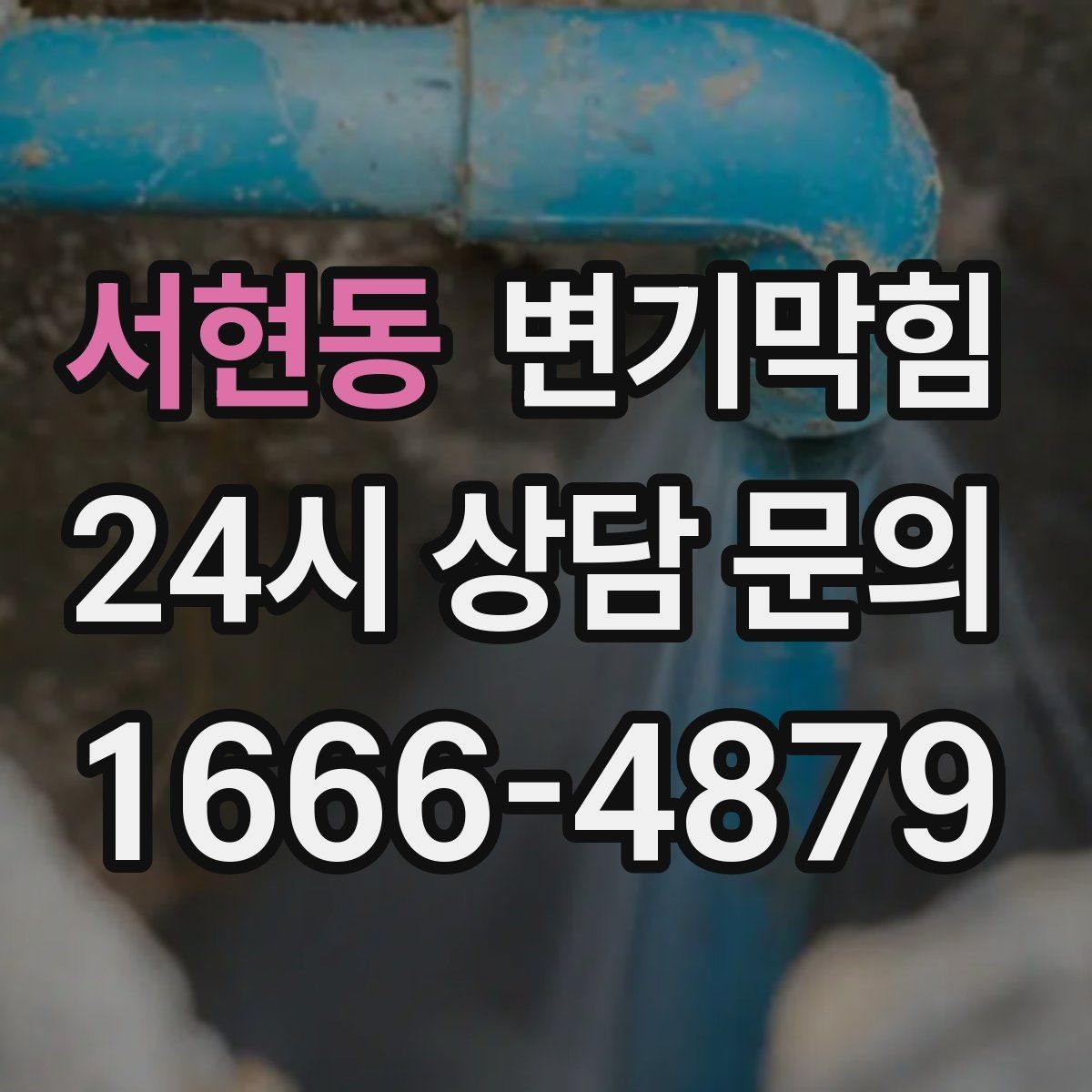 서현동 변기막힘 원룸 화장실역류 내시경 병목 확인