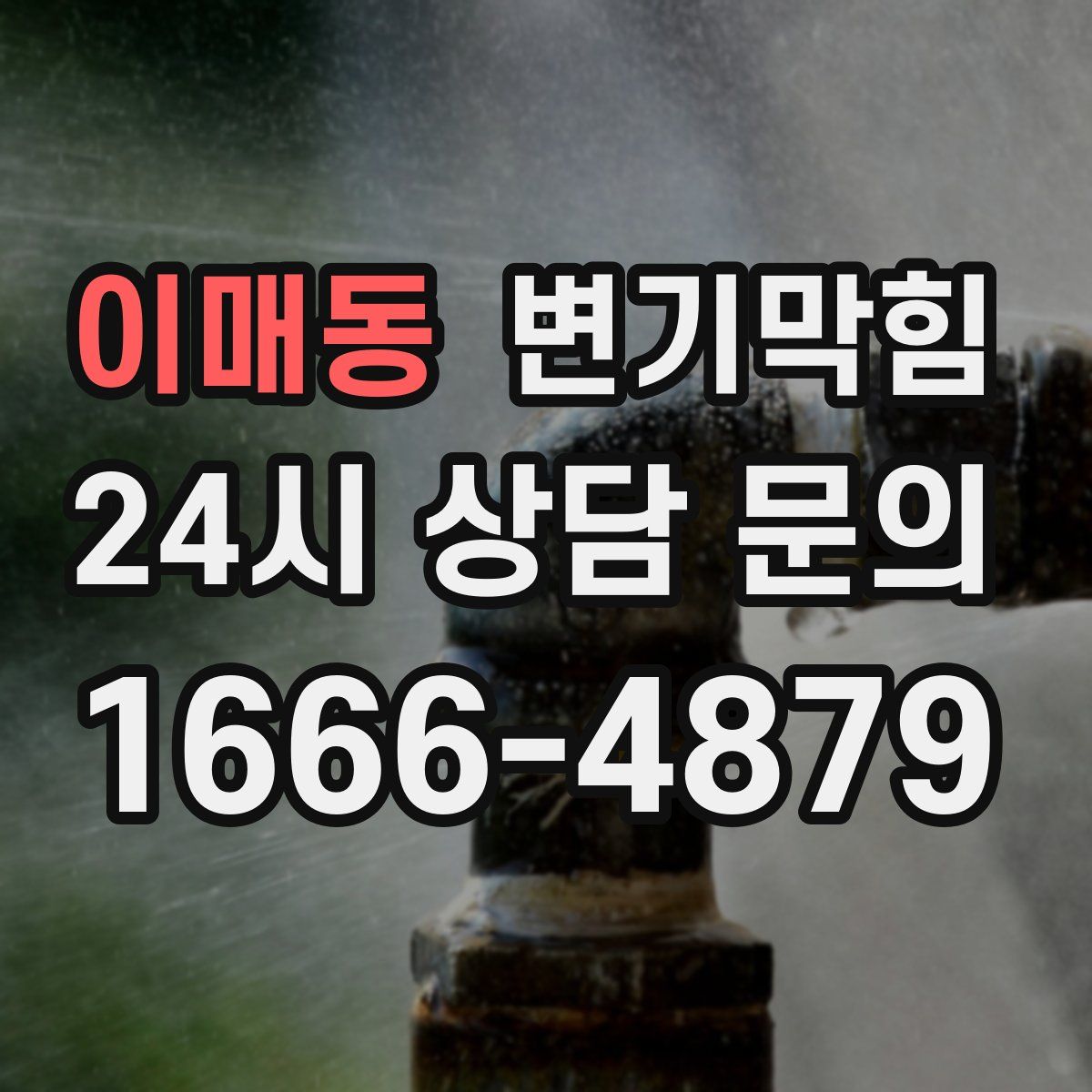 이매동 변기막힘