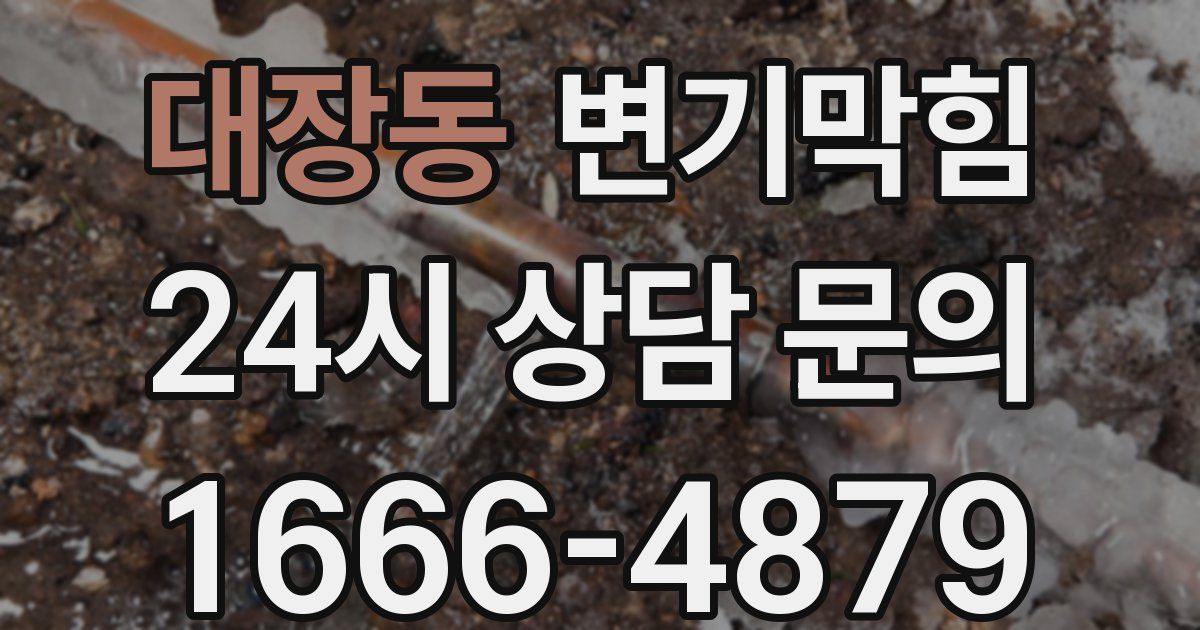 대장동 변기