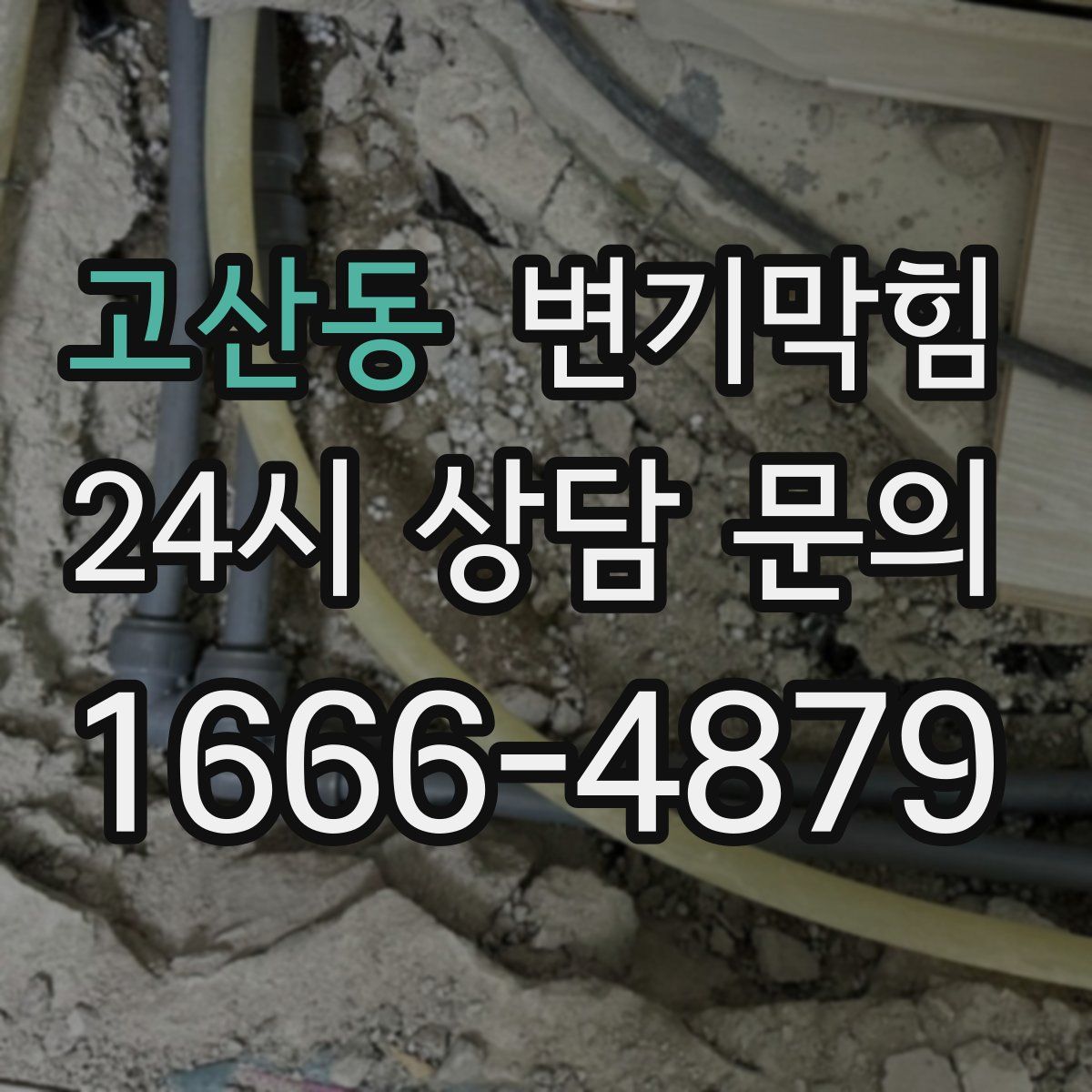 고산동 변기막힘