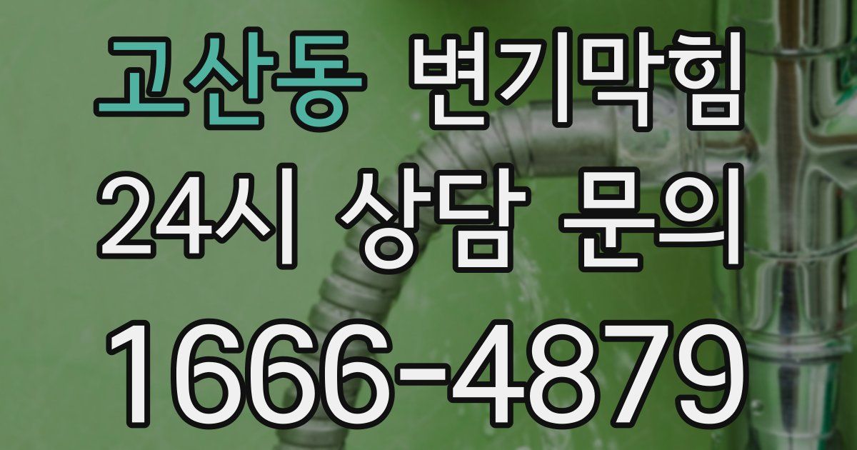 고산동 변기