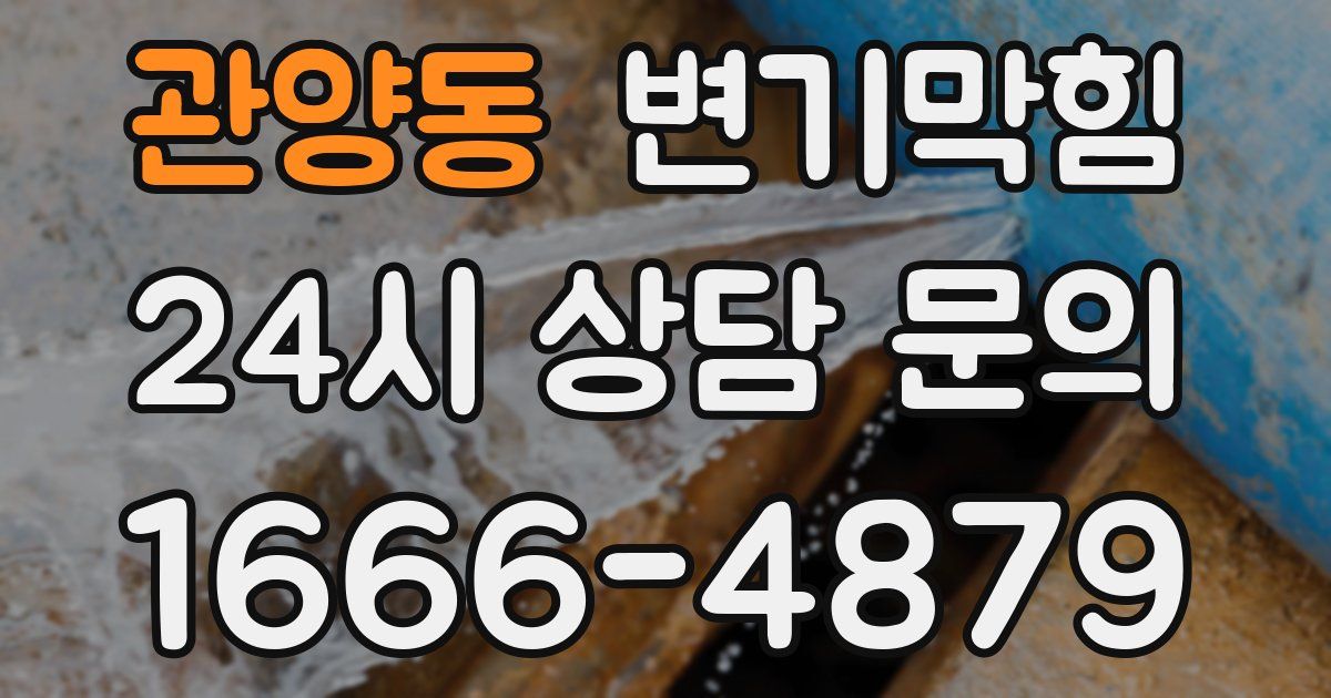 관양동 변기