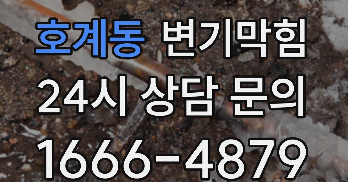 호계동 변기