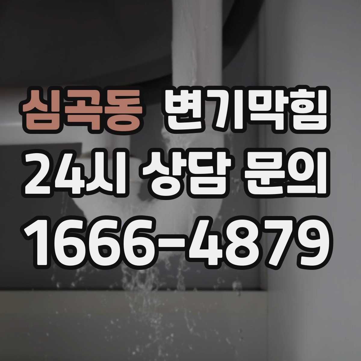 심곡동 변기막힘