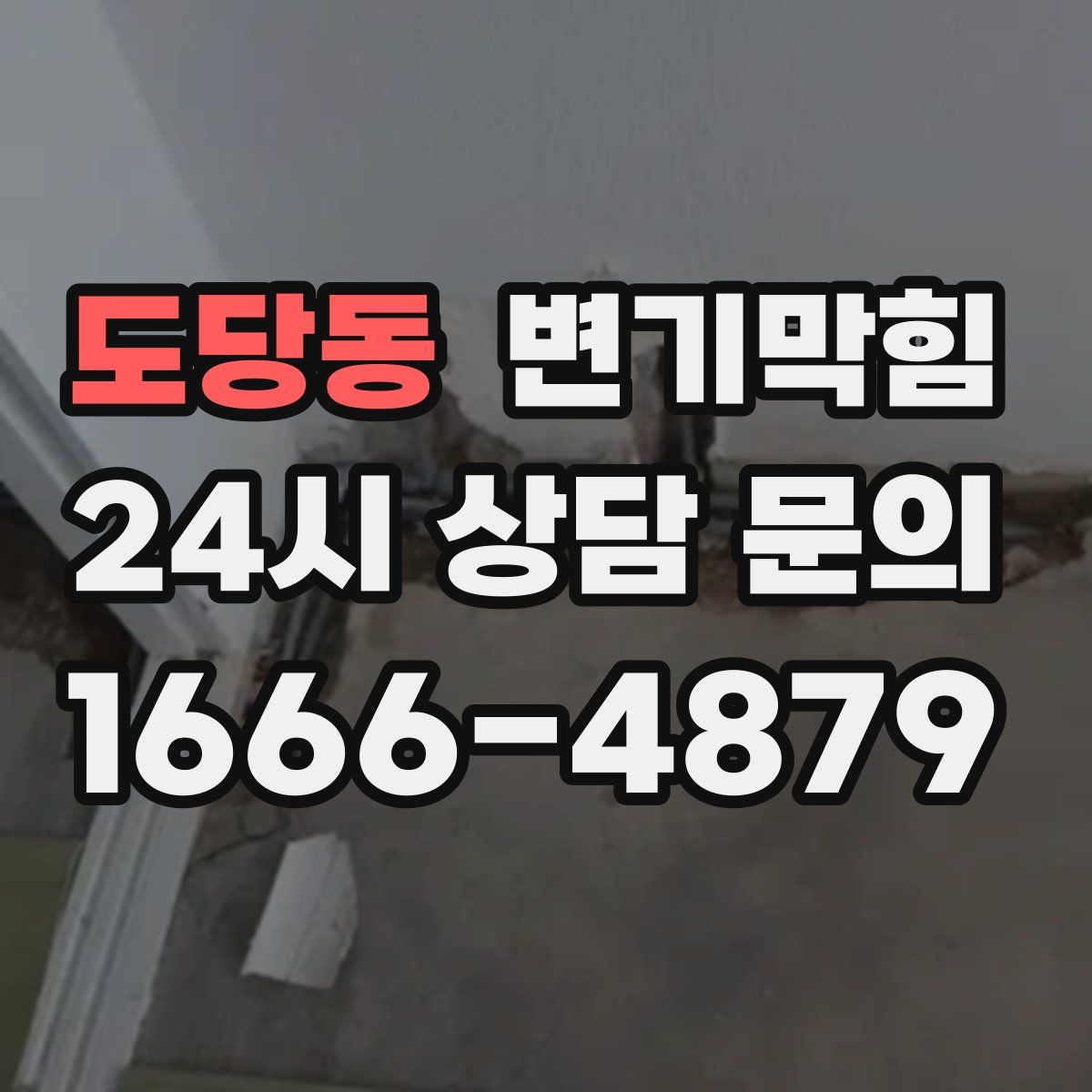 도당동 변기막힘