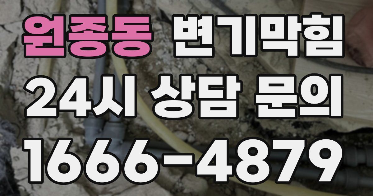 원종동 변기