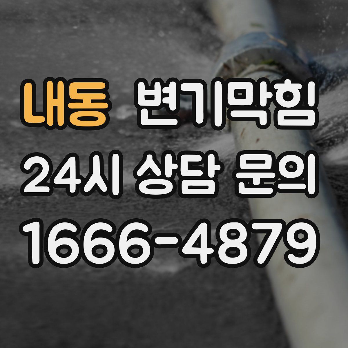 내동 변기막힘