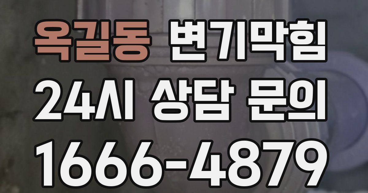 옥길동 변기