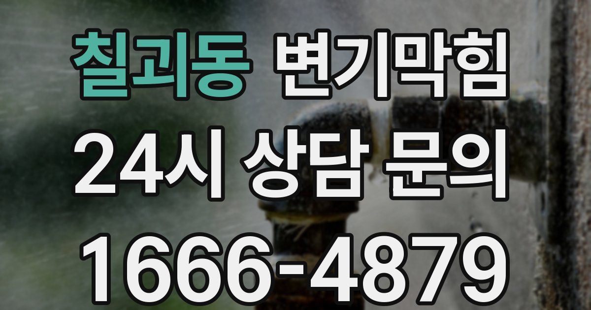 칠괴동 변기