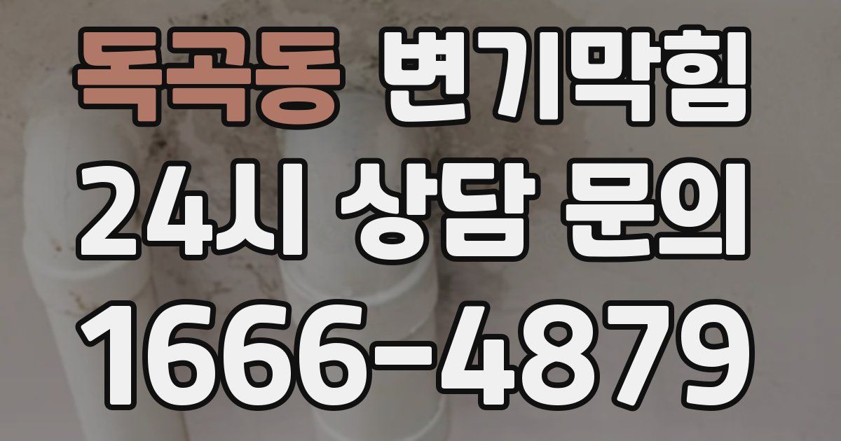 독곡동 변기
