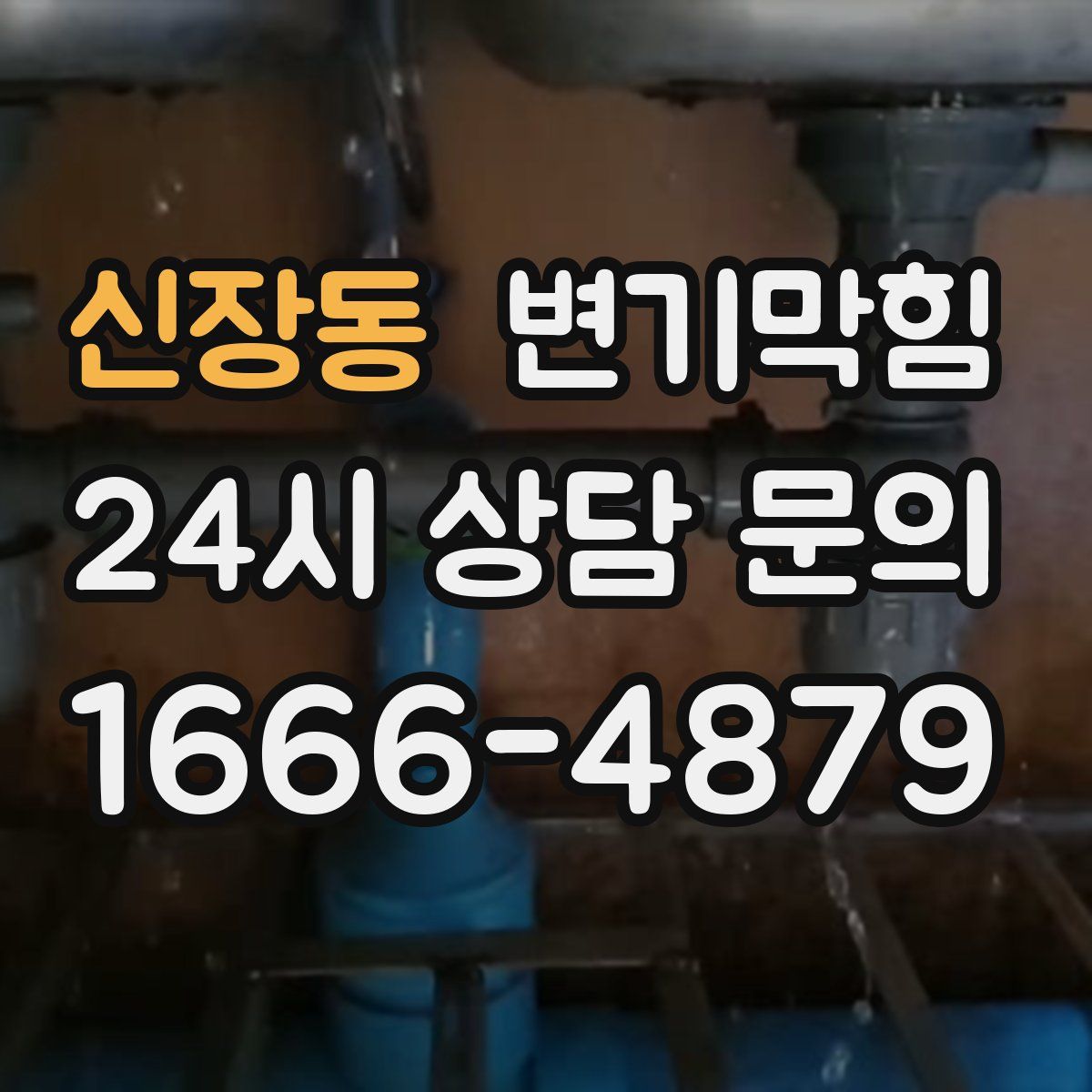 신장동 변기막힘