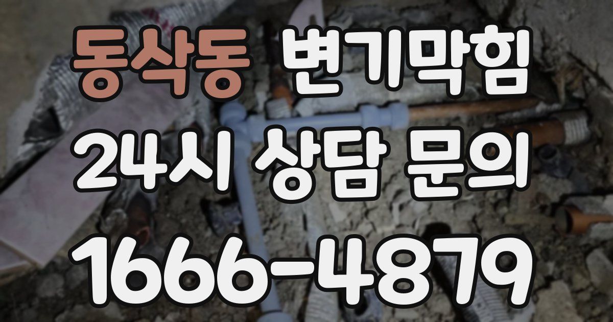 동삭동 변기