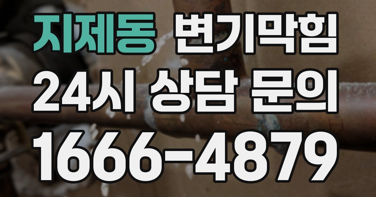 지제동 변기