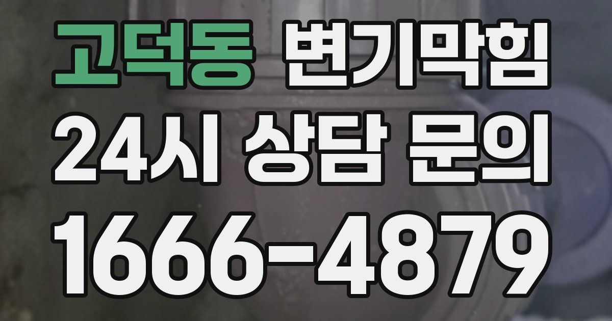 고덕동 변기