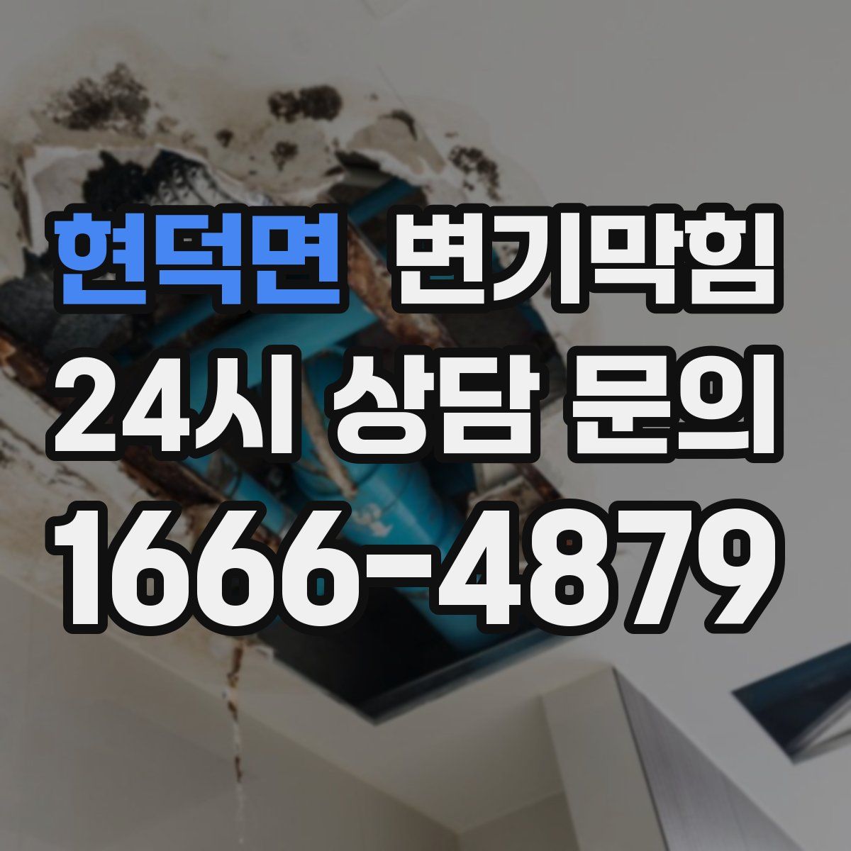 현덕면 변기막힘