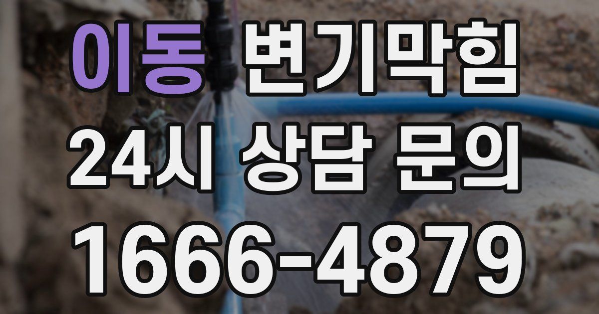이동 변기
